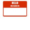 Creepy Halloween nameplate with