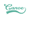 Canoe Canoeing lettering