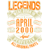 2000 April Birthday Legend