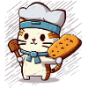 Katze Bäcker