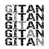Gitan noir et gris