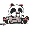Theo der Gamer-Panda