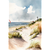 Plage et dunes
