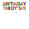 Birthday boy Grandpa building blocks
