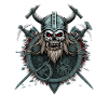 Walhalla Wikinger-Skelett