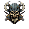 Walhalla Wikinger-Skelett - Odin-Krieger