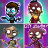 Cute Cartoon zombies