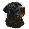 Nice Labrador Retriever Illustration