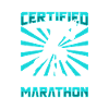 Certified marathon runner - prosthetic leg
