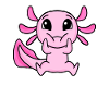 Axolotl motif cute