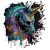 Regenbogen Einhorn