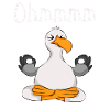 Funny Yoga Seagull Ohmmmm