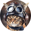 Cat Pilot - Flying Cat