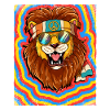 Hippie Leo Psychédélique Trippy