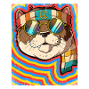 Hippie Otter Psychedelic Trippy