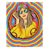 Hippie Woman Psychedelic Trippy
