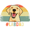 Hashtag Lab Dad T-Shirt Labrador Retriever Dad
