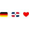 Germany plus Dominican Republic