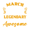 March 1955 Legends Birthday Gift