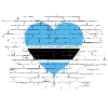 Botswana Flagge Botswana Fahne Afrika