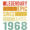 Birthday April 1968 Legendary epic