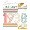 Janvier 1938 Anniversaire homme