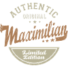 Maximilian Tshirt personalized name maximilian