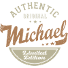 Michael gave Tshirt personligt navn michael