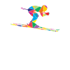 Low Poly Ski Polygon Skiing