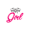 Drone Girl Graphic Drone Flying Quadcopter Pilot R