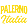 Palermo Italia Gelb Script