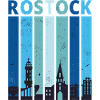Rostock Rostocker Stadtsilhouette Geschenk