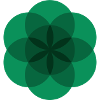 green flower of life