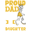 Proud father - prosthetic leg
