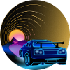 R34 - Retro - Synthwave - Style