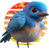 Hut Warbler Bird Design