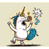 Comic Einhorn! Geschenkidee, Lustig