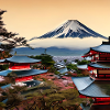 Mount Fuji in Digital Art