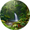 Wasserfall im Regenwald