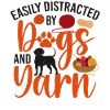 Knitting Knitter Dog Easily
