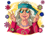60s 70s Costume Groovy Hippie