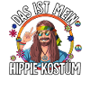 Dette er mit hippie kostume 60'erne 70'er kostume