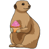 Erdmännchen Muffin