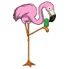 Flamingo popsicles