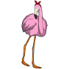 Flamingo Hair Bow
