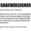 Grafikdesigner-lustige Wörterbuch-Definition