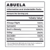 Funny Abuela Nutritional Facts