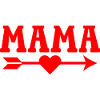 Mama Arrow Heart