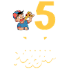 I'm 5 - Boy Pizza