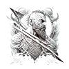 Futuristischer Krieger - Cyborg
